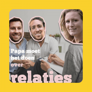 Roze en Wit Modern Koffie Thema Instagram Post (9) podcast papa moet het doen